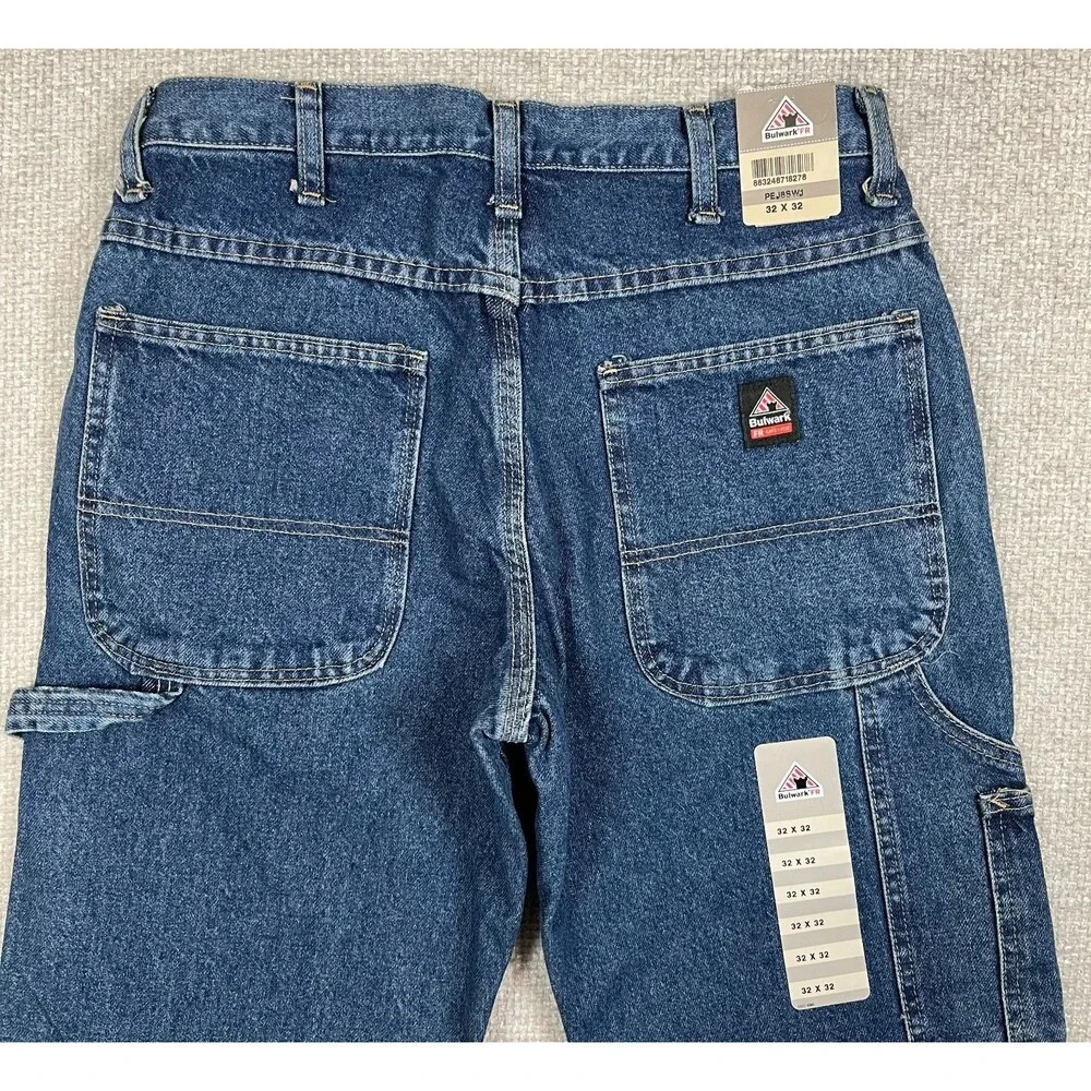 Bulwark FR Carpenter Jeans Men's 32x32 Flame Resistant Workwear Cat2 2112 NEW